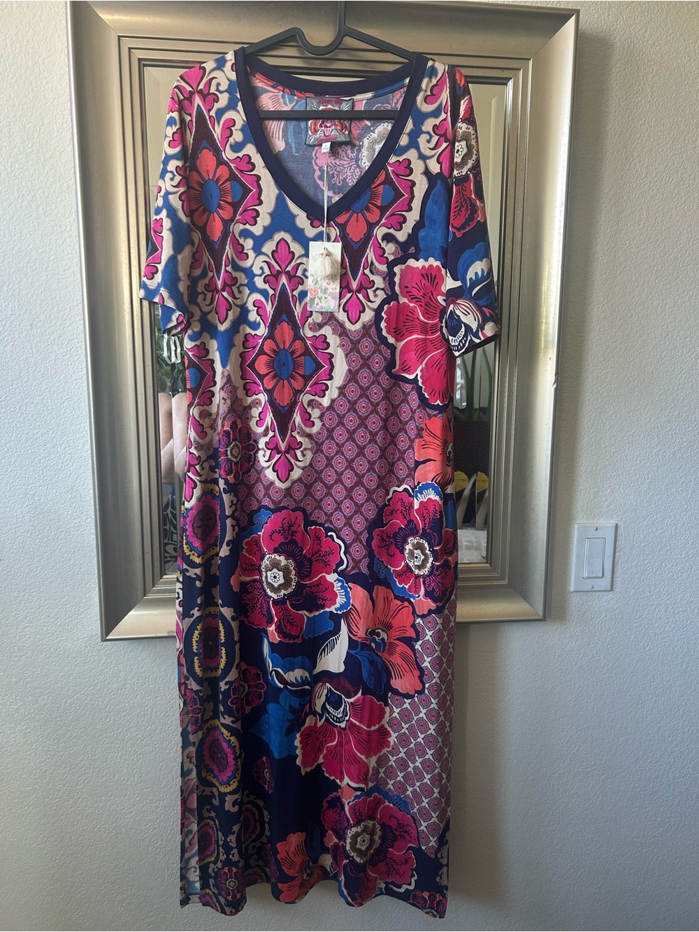 Johny Was The Janie Maxi Tshirt dress S -